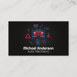 Auto Repair Services Logo   monteur Visitekaartje