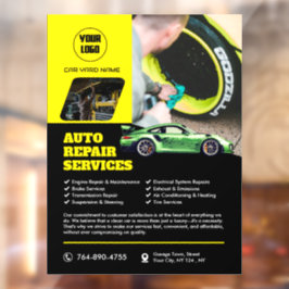 Auto Repair Services Raamsticker