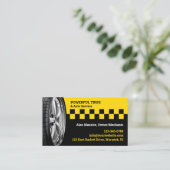 Auto Repair Shop Business Card Template Visitekaartje (Staand voorkant)
