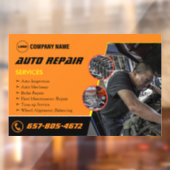 Auto Reparatie Aangepaste Venster Cling Raamsticker (Vel 2)
