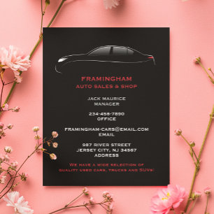 Auto Reparatie Auto Diensten Flyer Sjabloon