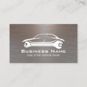 Auto-reparatie auto Logo auto Visitekaartje (Voorkant)