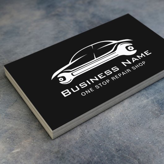 Auto-reparatie auto/modeauto's/Logo Visitekaartje