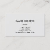 Auto Reparatie Auto Tandwielen & Moersleutel Marin Visitekaartje (Achterkant)