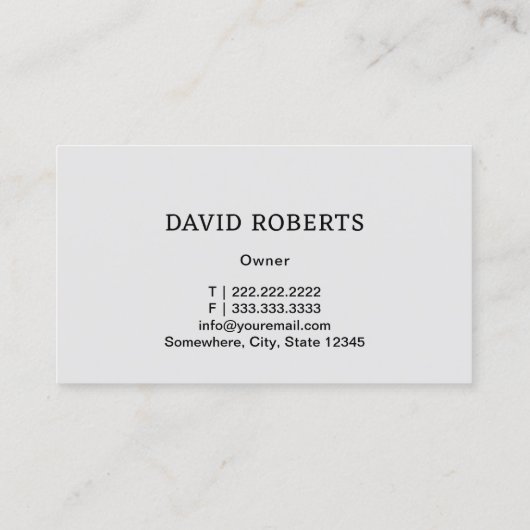 Auto Reparatie Auto Tandwielen & Moersleutel Marin Visitekaartje (Achterkant)