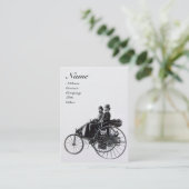 AUTO REPARATIE AUTOMOTIVE MONOGRAM zwart wit parel Visitekaartje (Staand voorkant)