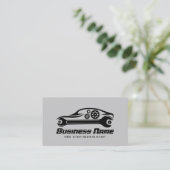 Auto-reparatie auto's en elektrische auto's visitekaartje (Staand voorkant)