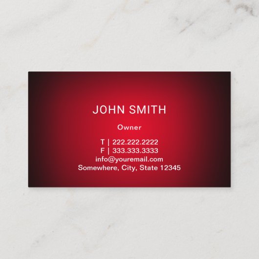 Auto-reparatie auto's en witte rode auto's visitekaartje (Achterkant)