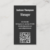 Auto-reparatie auto's en witte rode auto's visitekaartje (Achterkant)