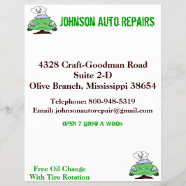 Auto Reparatie brochure