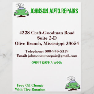 Auto Reparatie brochure