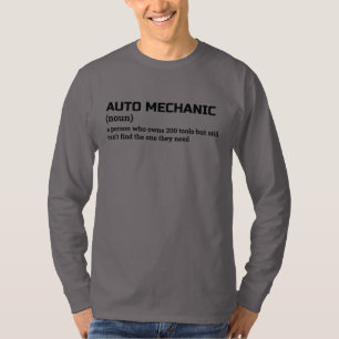 Auto Reparatie Definitie Lange Mouw Shirt