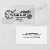 Auto Reparatie Fix | Monteur Visitekaartje (Voorkant / Achterkant)