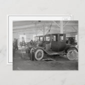 Auto Reparatie Garage, 1926 Briefkaart (Voorkant / Achterkant)