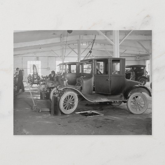 Auto Reparatie Garage, 1926 Briefkaart (Voorkant)