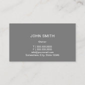 Auto Reparatie Grunge Auto Automotive Mechanic Visitekaartje (Achterkant)