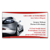 Auto reparatie magnetisch visitekaartje (Voorkant)