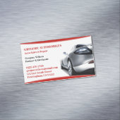 Auto reparatie magnetisch visitekaartje (Voorbeeld)