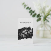 Auto Reparatie Mechanische Auto Motor Visitekaartje (Staand voorkant)