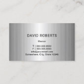 Auto reparatie metalen auto moersleutel profession visitekaartje (Achterkant)