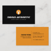 Auto Reparatie Moersleutel Logo II Visitekaartje (Voorkant / Achterkant)