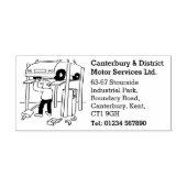 Auto Reparatie & Onderhoud Garage Business Zelfinktende Stempel (Design)