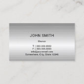 Auto Reparatie Professioneel Automotive Mechanisch Visitekaartje (Achterkant)