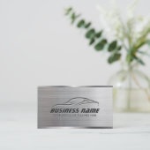 Auto-reparatie Professionele auto met metallische  Visitekaartje (Staand voorkant)