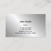 Auto-reparatie Professionele metalen auto Visitekaartje (Achterkant)