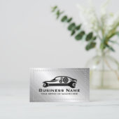 Auto-reparatie Professionele metalen auto's Visitekaartje (Staand voorkant)
