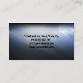 Auto Reparatie Service Winkel Auto Details Visitekaartje (Achterkant)