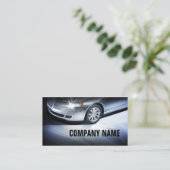 Auto Reparatie Service Winkel Auto Details Visitekaartje (Staand voorkant)