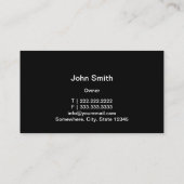 Auto-reparatie van auto-auto's visitekaartje (Achterkant)