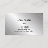 Auto-reparatie van auto's met metalen vorm visitekaartje (Achterkant)