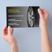 Auto reparatie van banden flyer (Hand)