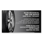 Auto reparatie van banden magnetisch visitekaartje (Voorkant)