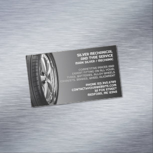 Auto reparatie van banden magnetisch visitekaartje