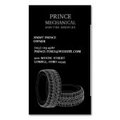 Auto reparatie van banden magnetisch visitekaartje (Voorkant Verticaal)