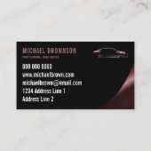 Auto-reparatie van koperen auto-driver rood visitekaartje (Achterkant)