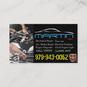 Auto reparatie visitekaartje