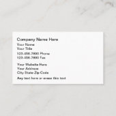 Auto Reparatie Visitekaartjes (Achterkant)