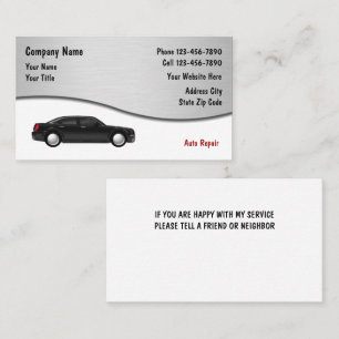 Auto Reparatie Visitekaartjes