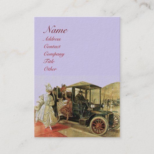 AUTO-RESTORATIE, AUTOMOTIEF VISITEKAARTJE (Voorkant)