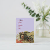 AUTO-RESTORATIE, AUTOMOTIEF VISITEKAARTJE (Staand voorkant)