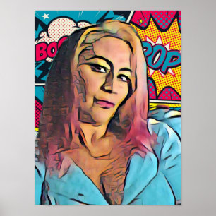 Auto-retrato Pop Art Poster