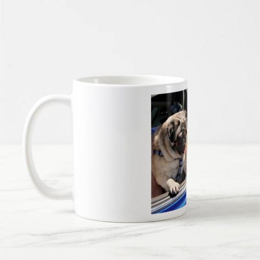 Auto Ride, autorijden zijn leuk! Koffiemok (Links)