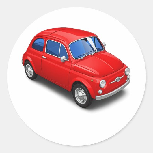 Auto Ronde Sticker (Voorkant)