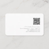 Auto Ruit Tinting, Rode Sportauto, QR-code, Vs 2 Visitekaartje (Achterkant)