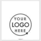 Auto-ruitbumpersticker | Aangepast zakelijk logo Sticker (Vel)