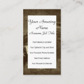 auto ' s in de oerwoud visitekaartje (Achterkant)